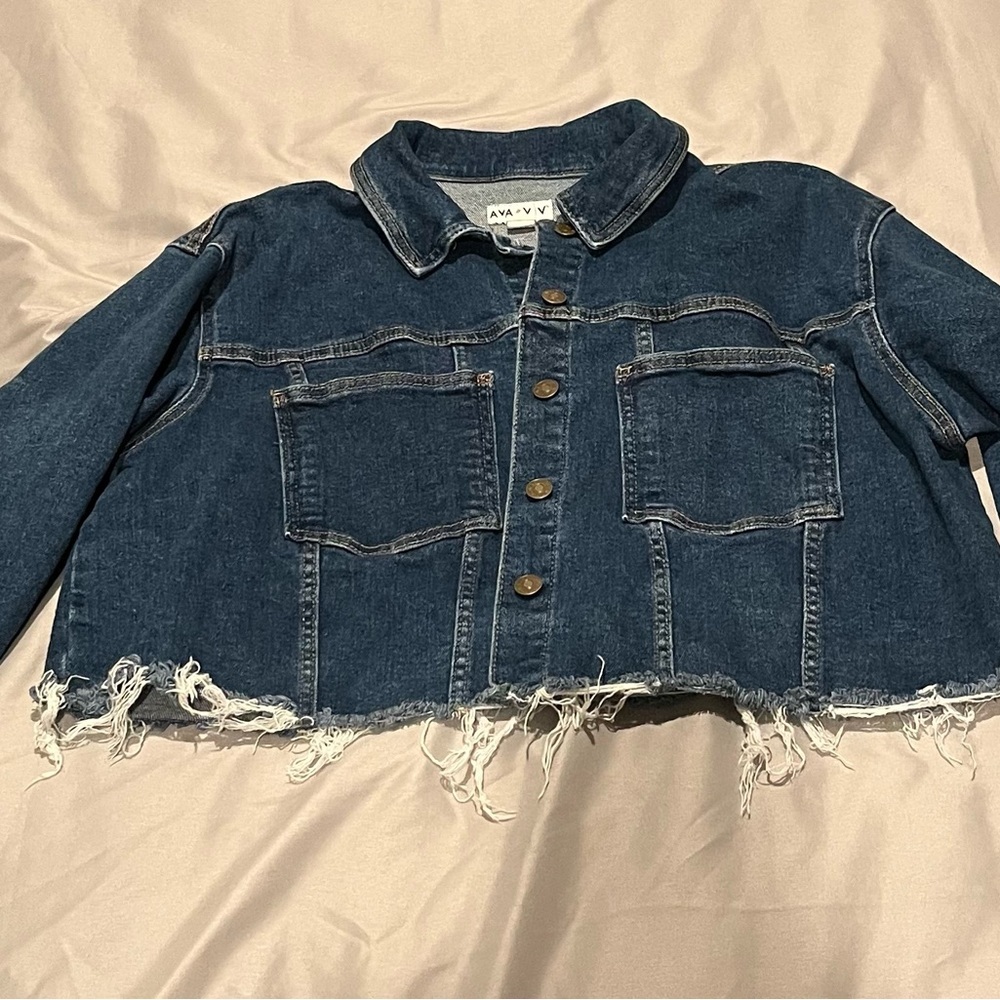 Ava & Viv Blue Denim Jacket​